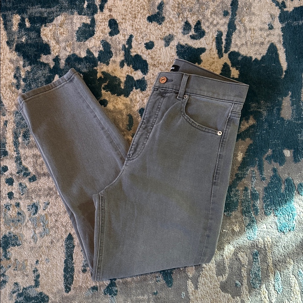 Express Charcoal Women's mom jeans